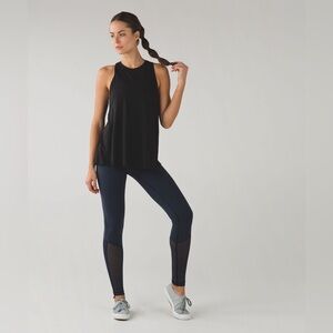 LULULEMON Sweaty Endeavour Dark Blue Athletic Leggings (US 4), 30”